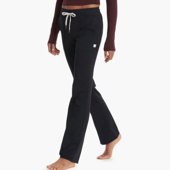 Vuori Pants & Jumpsuits Vuori Womens Halo Wideleg Flare Pants In Black Size Small Poshmark